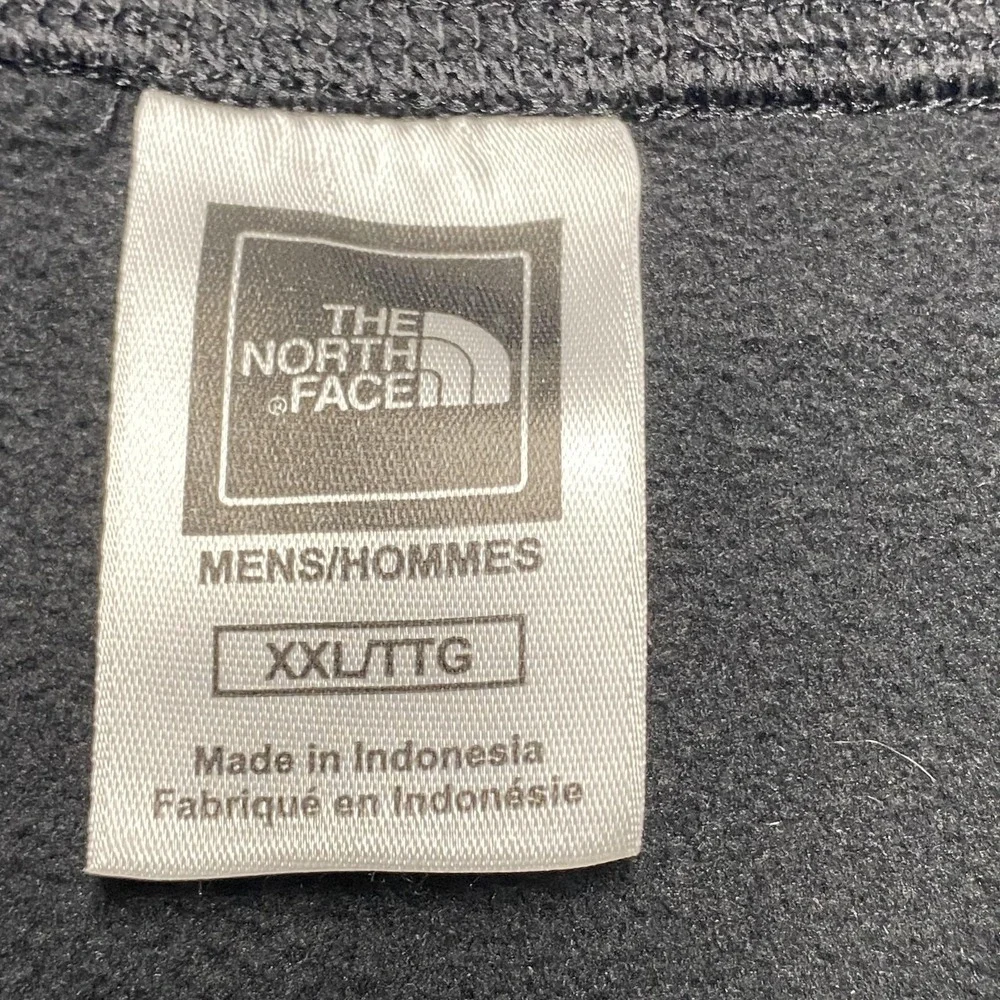 The North Face Fleece Sweatshirt Mens 2XL Black‎ 1/4 Zip Pullover Layer TKA100